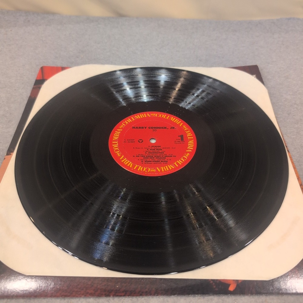 Harry Connick Jr 20 Vinyl LP Album 1988 Columbia C 44369 Promo Gold Stamp VG+ - Picture 4 of 5